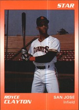 1990 San Jose Giants Star #5 Royce Clayton