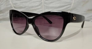 Oscar by Oscar De La Renta Women's Black Round Cat Eye Sunglasses 1316 001 #2 - Picture 1 of 6