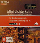 Brema Mini-Lichterkette 35-tlg klar innen 35er Lichterette Zuleitung 1,5  m