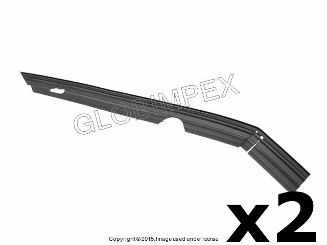 For Porsche 911 912 930 '65-'79 FRONT LEFT and RIGHT Fender Seal Set of 2 O.E.M. Foto 1 de 1
