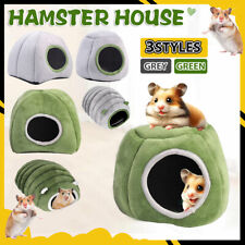 Warm Cozy Pet Tent Bed for Guinea Pig Hamster Small Animal Cave Hideout Soft AU