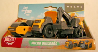 Dickie Toys - Volvo Micro Builders Construction - Vehicles Set - 203722009 - Image 1 of 3