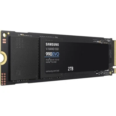 Samsung 2TB 990 EVO PCIe 4.0 x4 / 5.0 x2 M.2 Internal SSD - Image 1 of 3