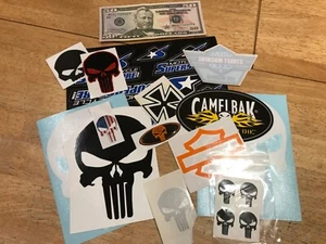 Motorcycle Logo Emblem Badge Sticker Lot, Bumper Decals, bike accessories - Picture 1 of 1