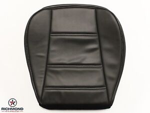 99 00 01 02 03 04 Ford Mustang V6 5-SPEED DRIVER Bottom Leather Seat Cover Black