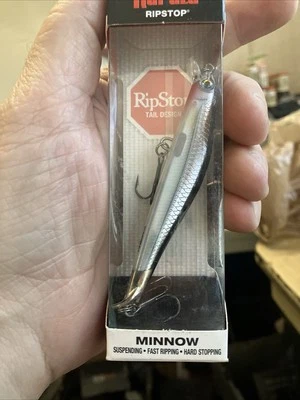 NEW RAPALA RIPSTOP SILVER MINNOWS RPS09S FISHING LURES NIP SLASHBAIT JERKBAIT