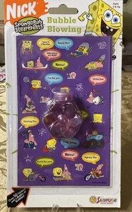 VTG 2004 Sandylion SpongeBob SquarePants “Bubble Blowing” Stickers Ultra Rare! - Picture 1 of 9