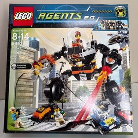 Lego Robo Attack 8970 Agents Mech 100% Complete Set 6 Minifigures 414 Pieces Toy