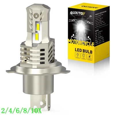 Faro LED de haz de bombilla baja H4 de alta potencia alto 12000LM brillante CANbus 1-10 juego Foto 1 de 4