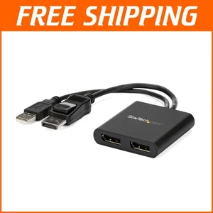 Multi-Monitor DisplayPort Splitter for Windows - Streamlined 4K Experience - Picture 1 of 10