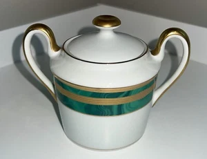 Christian Dior Gaudron Malachite Green Sugar & Creamer Set - Picture 1 of 14