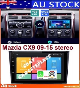 ✅4+64G 2008-2015 Mazda CX-9 CX9 Android 14 Car Radio Stereo GPS Headunit carplay - Picture 1 of 8