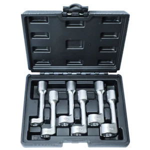 6pc 12pt Diesel Fuel Injector Line Injection Socket Wrench Spanner TOOL set - Picture 1 of 7