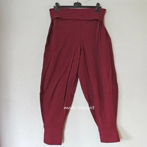 BORIS INDUSTRIES Pantalón Globo Harem T. 44-46 (4) Algodón Burdeos - Imagen 1 de 11