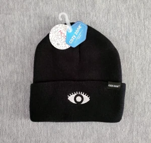 Cozy Zone Trendy Beanie Mütze Jugend Mädchen Strickmütze One Size EYE - Bild 1 von 5