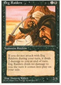 3X ERG RAIDERS NEGRO 4A CUARTA EDICIÓN MTG MAGIC MP X3 (yourdeckbuilder) - Imagen 1 de 1