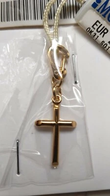 Charms  MORELLATO  Croce placcata oro  Nuovo No Scatola  - Immagine 1 di 3