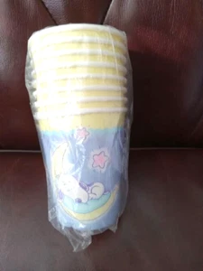 Peanuts BABY SNOOPY SHOWER Package of 8 Cups EXTREMELY HARD TO FIND! - Picture 1 of 2