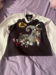 The NIghtmare Before Christmas GlowinDark Girls XL 14-16 NEW Sweatshirt - Picture 1 of 6