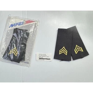 US Army Sgt Large Dress Blues Soft Shoulder Boards Epaulet Rank (2 pair) - Picture 1 of 3