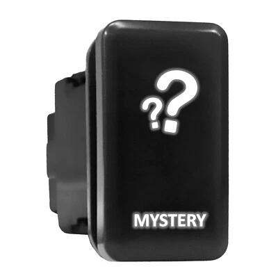 STARK INDUSTRIES MYSTERY White LED Backlit Switch Tall Push Button 1.54"x 0.83" (Fit: Toyota)