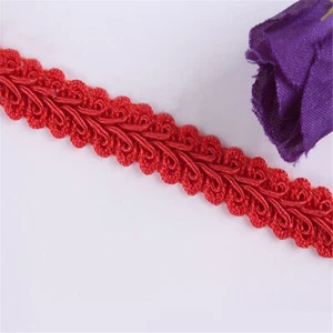 12mm Lace Trimming Polyester Centipede Braided Lace Sewing Clothes Accessories - Picture 1 of 20