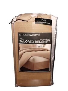 Smoothweave™ 14-Inch Size Full - Tailored Bed Skirt In Mocha Brown New