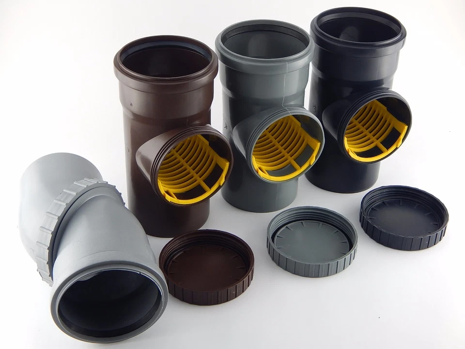 Fallrohrfilter Regenrohrfilter Reduzierstück Laubfang DN100 110 Ht  KG Rohre  - Bild 1 von 1