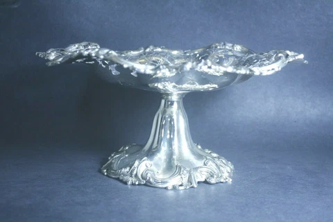 American Howard & Co. Sterling Silver Pierced Tazza Bowl 1866-1922 New York Cover