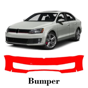 Front bumper PreCut PPF Paint Protection Film For Volkswagen Jetta GLI 2011-2015 - Picture 1 of 6