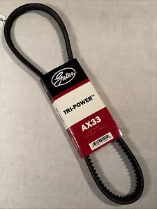 Gates Tri-Power AX33 Accessory Drive Belt for A-AX33 6A117 50971 500017922 xj - Picture 1 of 4