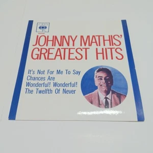 GREATEST HITS EP by JOHNNY MATHIS RARE OZ PRESS CROONER POP CBS 1966 NM/NM - Picture 1 of 6