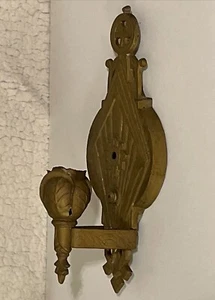 Aplique eléctrico antiguo de metal rescatado para montaje en pared accesorio de luz Art-Deco - Imagen 1 de 9