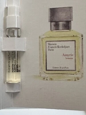 Perfume Maison f Kurdjian Amyris Homme Extrait Muestra Talla 2 ML Para Hombre Foto 1 de 2