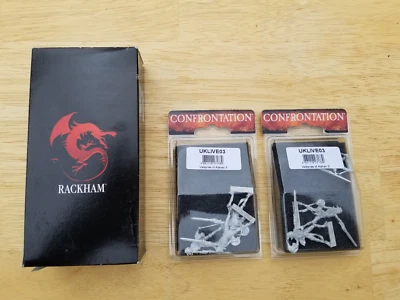 NEW Rackham Confrontation Valkyries Of Alahan 2 Pack ENGLISH Rare Metal OOP - Image 1 of 4
