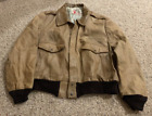 Vintage The Leather Shop Sears Bomber Jacket Size 44 Leather Jacket USA