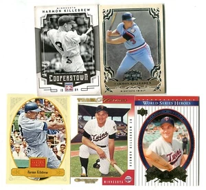 Harmon Killebrew 5 Baseball Card Lot HOF MINNESOTA TWINS SENATORS (LOT 7) - Picture 1 of 1