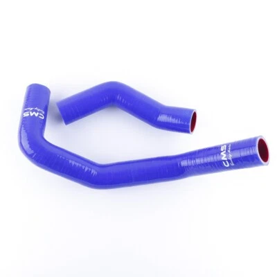 For 1986-1992 Mazda RX-7 FC3S S4 S5 1.3L NA Turbo Blue Silicone Radiator Hoses - Image 1 of 4