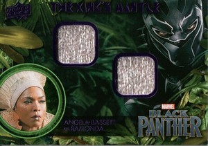 Marvel Black Panther 2018, Angela Bassett (Ramonda) Coatume Relic Card KM-RA