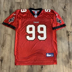 Vintage Reebok Tampa Bay Buccaneers Bucs Warren Sapp Jersey Large - Picture 1 of 12