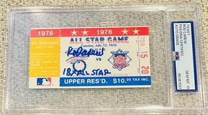Rod Carew Signed & Inscribed 1976 All Star Ticket PSA/DNA GEM Mint 10 - Picture 1 of 3