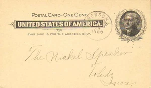 Tarjeta postal de Minnesota Benson 1900 cork killer. - Imagen 1 de 1
