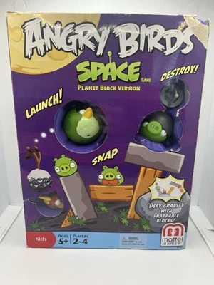 Mattel Angry Birds Space Game Planet Block Version 2012 Complete Set - Image 1 of 4