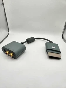 Microsoft Xbox 360 Pro Audio Adapter RCA & Optical Out White OEM - Picture 1 of 3