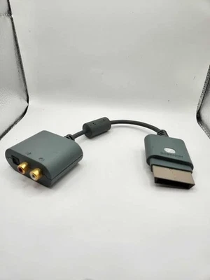 Microsoft Xbox 360 Pro Audio Adapter RCA & Optical Out White OEM - Image 1 of 3