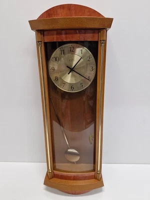 Funkuhr Wanduhr Pendeluhr mit Pendel FUNKTION GETESTET#6 - Bild 1 von 4