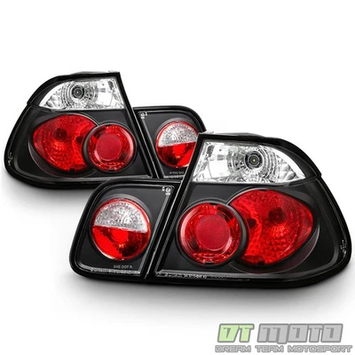 99-01 Bmw E46 4 puertas serie 3 luces traseras negras izquierda+derecha 323I/325i/328i/330I Foto 1 de 4