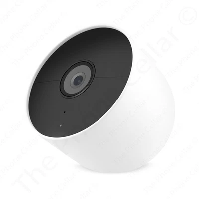 Google Nest Cam Indoor/Outdoor Wire Free Security Camera Snow GA01317-US - Image 1 of 2