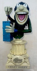 CRAZY HARRY THE MUPPET SHOW JIM HENSON POLYSTONE BUST Statue No Box - Imagen 1 de 16