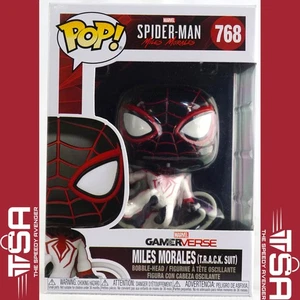 Funko POP! Marvel MILES MORALES (T.R.A.C.K. TRAJE) #768 GamerVerse PlayStation - Imagen 1 de 9